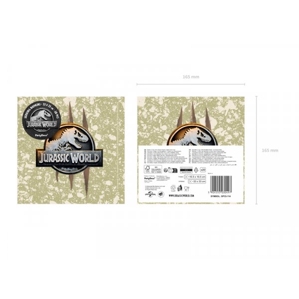 Servietter Jurassic World - Mix
