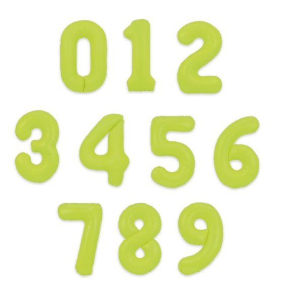 Ballongfigur - Neongr�nn - 86 cm