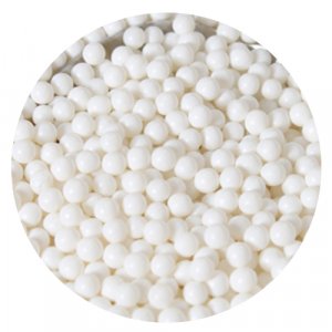 Sukkerperler - Medium Hvit