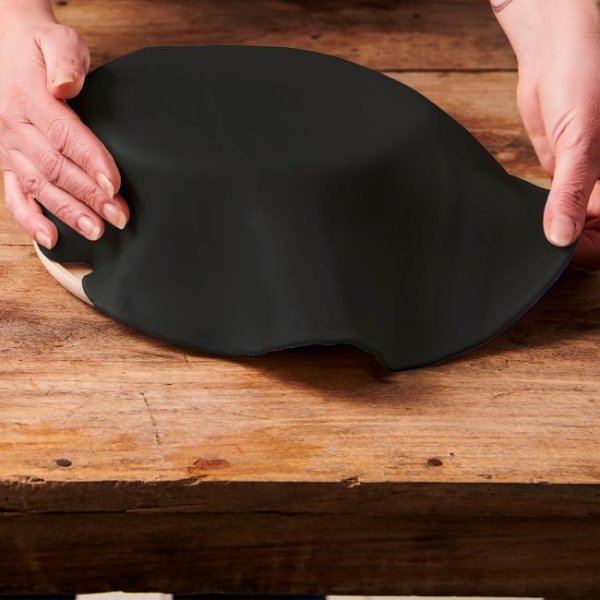 Ferdigrullet sukkerpasta - Svart - FunCakes - 36 cm Ferdigrullet sukkerpasta - Svart - FunCakes - 36 cm