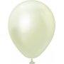 Miniballonger ensfargede - Premium 13 cm - Grønn Gull Krom - 25-pakning