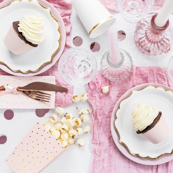 Popcornbokser - Dotty - Lys rosa - 6-pakning Popcornbokser - Dotty - Lys rosa - 6-pakning