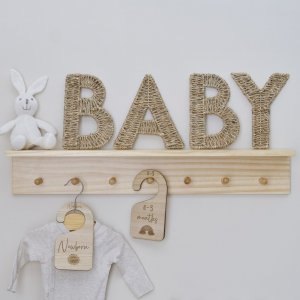 Hampbokstaver - BABY - Hello Baby