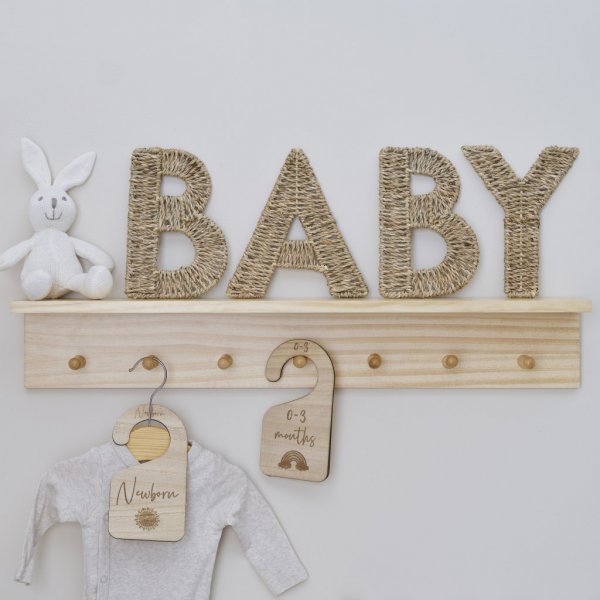 Hampbokstaver - BABY - Hello Baby Hampbokstaver - BABY - Hello Baby