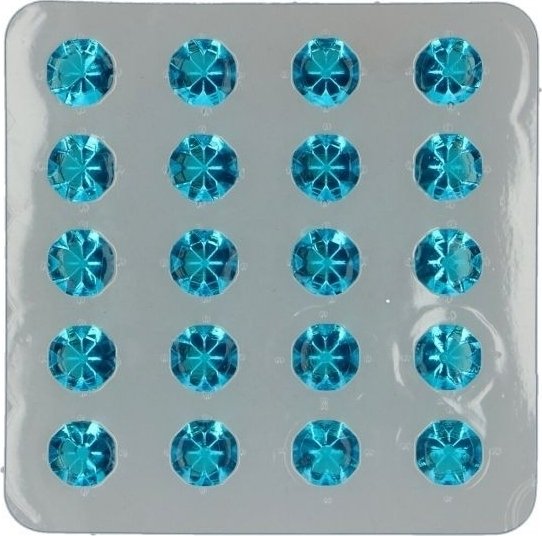Spiselige diamanter - Himmelblå - Funcakes - 20 stk Spiselige diamanter - Himmelblå - Funcakes - 20 stk