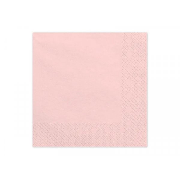 Servietter - Babyrosa - 20-pakning Servietter - Babyrosa - 20-pakning