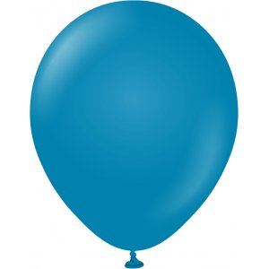 Ballonger ensfarget - Premium 45 cm - Dypbl