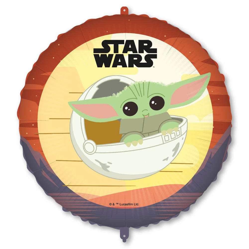Folieballong – Star Wars The Mandalorian – 46 cm – Stjernekrigen