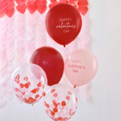 Ballongbukett - Happy Valentines Day