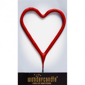 Sparkler - Hjerte - Rd