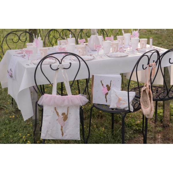 Godteripose/fiskedampose i stoff - Ballerina - 1 stk Godteripose/fiskedampose i stoff - Ballerina - 1 stk