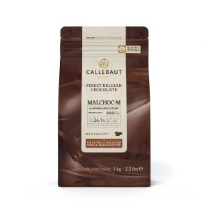 Callebaut sjokolademelkesjokolade uten tilsatt sukker 1 kg Callebaut sjokolademelkesjokolade uten tilsatt sukker 1 kg