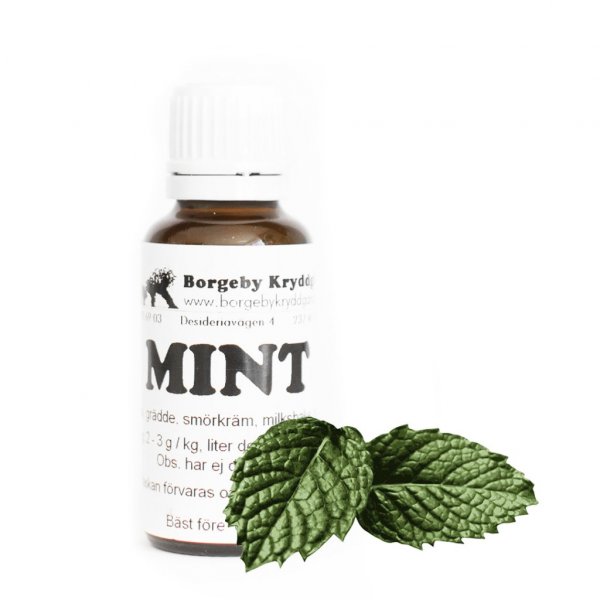 Aroma - Borgeby krydderfarm - Mynte - 25 ml