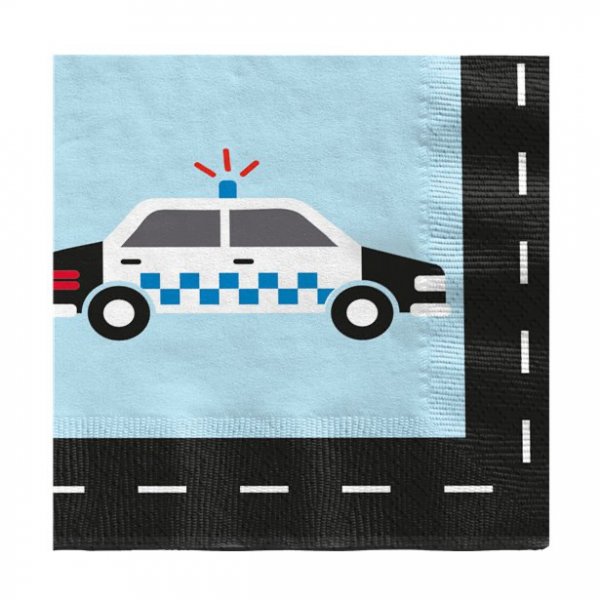 Servetter - Polisbil - On the Road