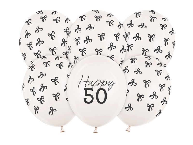 Ballonger - Pastellhvite - 50 stk - 50-års bursdagsfest