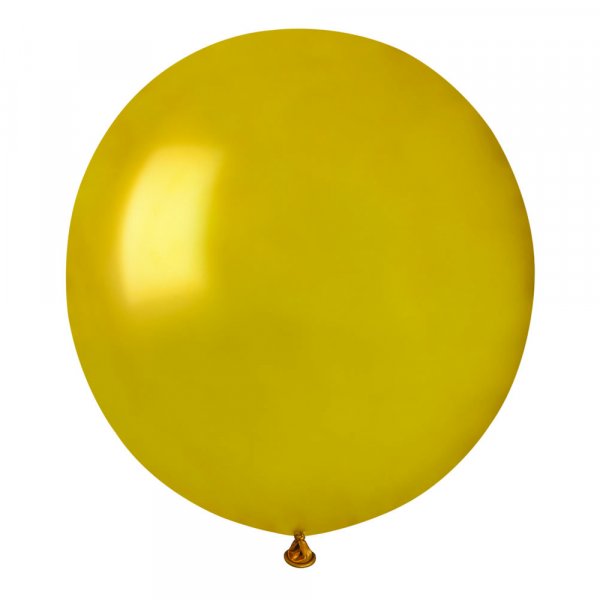 Runde ballonger - Gull - 48 cm - 10-pakning