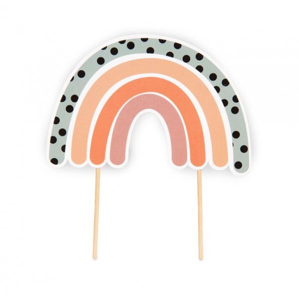 Cake Topper - Boho Rainbow