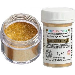 Luster Dust Sparkle - Gull - Sugarflair - 4 g Luster Dust Sparkle - Gull - Sugarflair - 4 g
