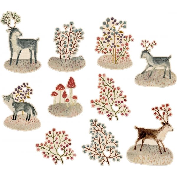 Gavelapper - Maileg - Winter Wonderland - 20 stk Gavelapper - Maileg - Winter Wonderland - 20 stk