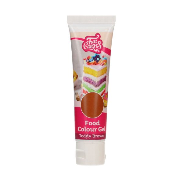 Geléfarge - Teddy Brown - Funcakes - 30 g Geléfarge - Teddy Brown - Funcakes - 30 g