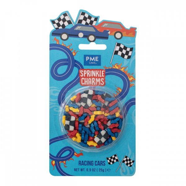 Strøssel - Racerbiler - PME - 25 g Strøssel - Racerbiler - PME - 25 g