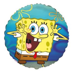 Folieballong - Svampebob - 45 cm Folieballong - Svampebob - 45 cm