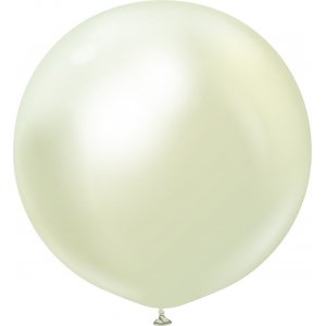 Ballonger ensfarget - Premium 60 cm - Grnn Gull Krom
