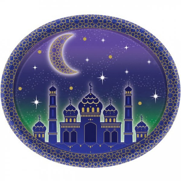Papptallrikar - Ovala - Eid