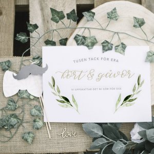 Skilt - Kort og gaver - Oliven Skilt - Kort og gaver - Oliven