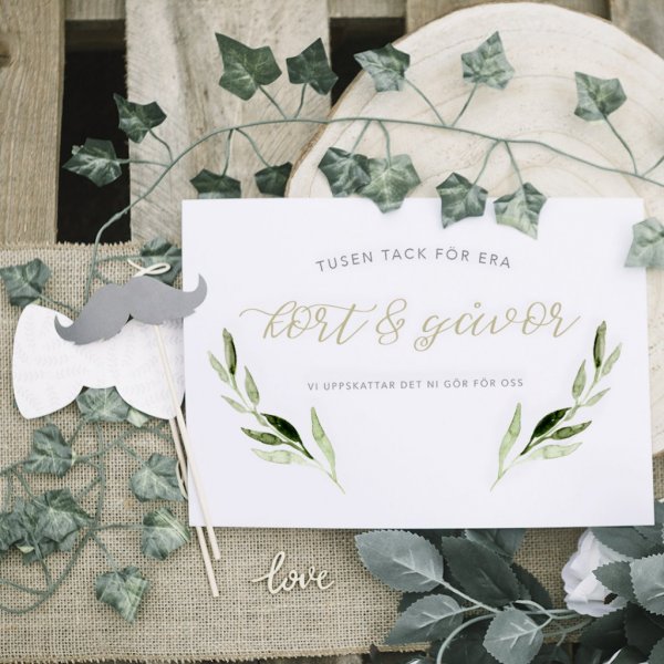 Skilt - Kort og gaver - Oliven