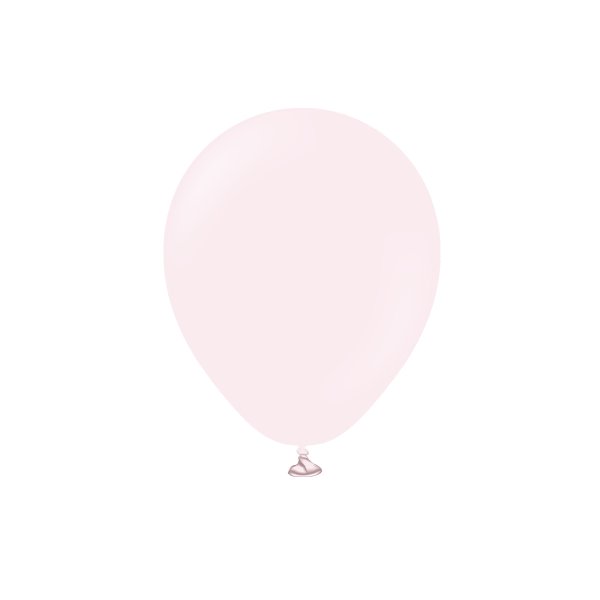 Miniballonger ensfargede - Premium 13 cm - Lyserosa - 25-pakning