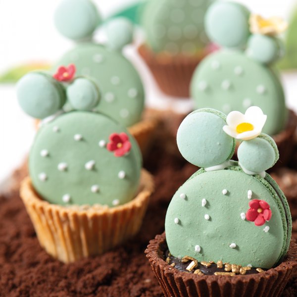 Bakemiks - Makroner - Lys grnn - 250 g