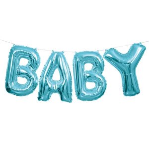Ballonggirlande - Baby - Lyseblå Ballonggirlande - Baby - Lyseblå