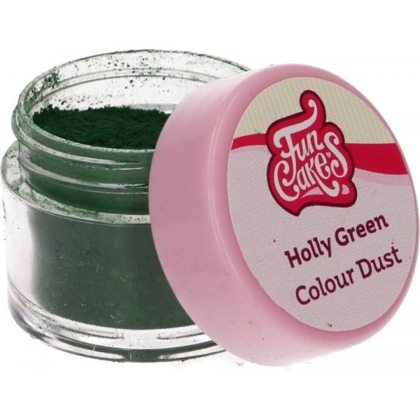 Fargepulver - Mørkegrønn - Funcakes - 1,2 g Fargepulver - Mørkegrønn - Funcakes - 1,2 g