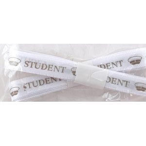 Bnd - Student - Med hetter - 1,5 cm bredt, 3 m langt - 2-pakning