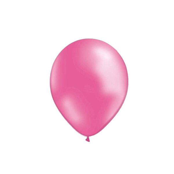 Ballonger - Metalliske - Rosa - 10-pakning