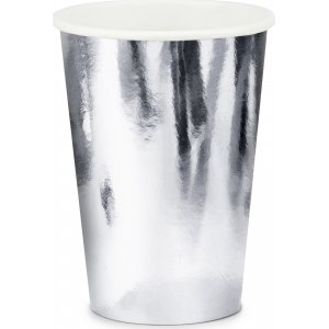 Pappkrus - Metallisk - Sølv - 6-pakning Pappkrus - Metallisk - Sølv - 6-pakning