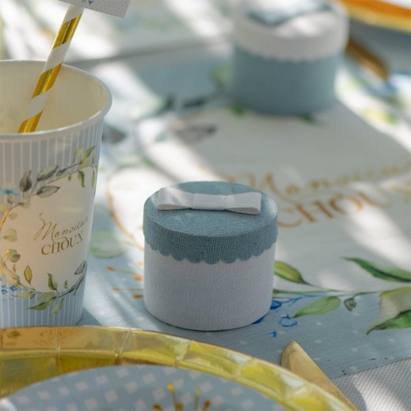 Runde esker - 4-pakning - Blå Runde esker - 4-pakning - Blå