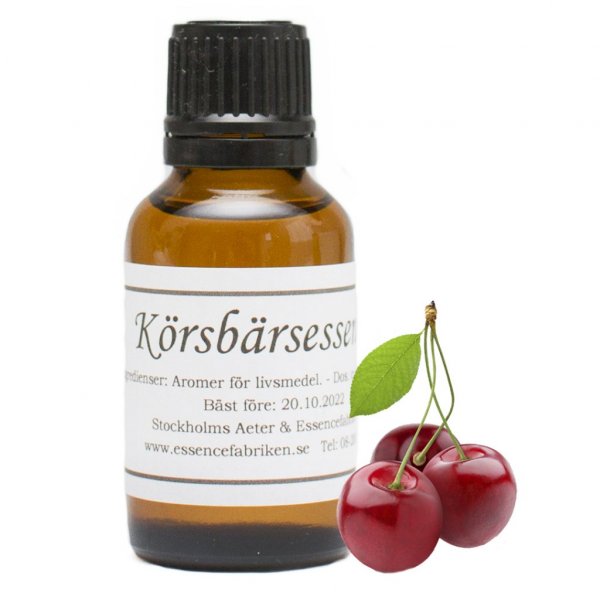 Aroma/essens - 25ml - Kirsebr