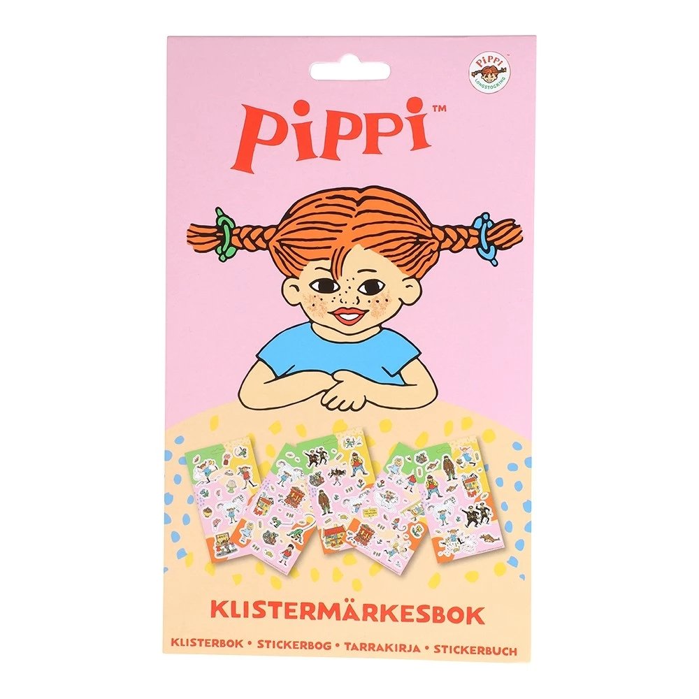 Klistremerkebok - Pippi Langstrømpe