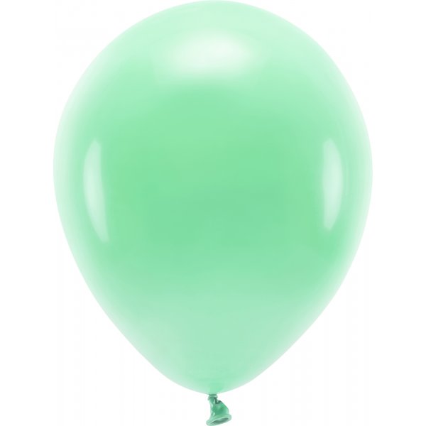 Ensfargede ballonger - Øko 30 cm - Mint - 10-pakning Ensfargede ballonger - Øko 30 cm - Mint - 10-pakning