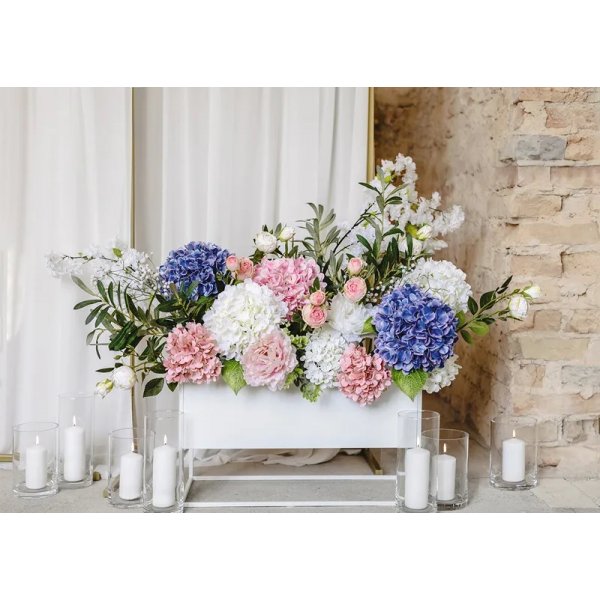 Peonblomst - 35 cm - Rosa Peonblomst - 35 cm - Rosa