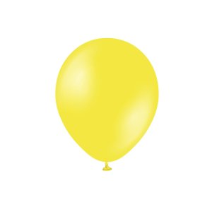 Lateksballonger - Metalliske - Gule - 50-pakning - 28 cm