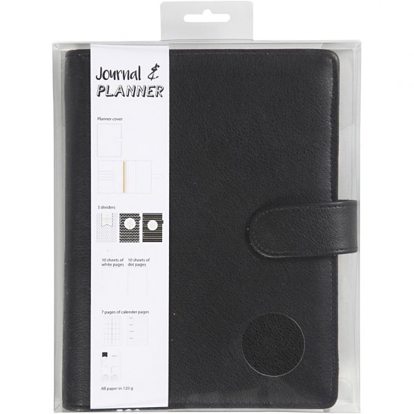 Kalender - 19x23,5 cm - Svart Kalender - 19x23,5 cm - Svart