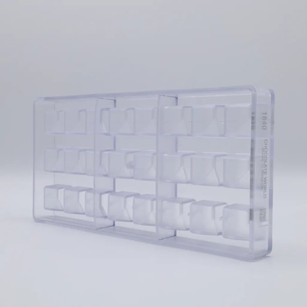 Pralinform - CW1840 Kube - 2,3 cm - Chocolate World Pralinform - CW1840 Kube - 2,3 cm - Chocolate World