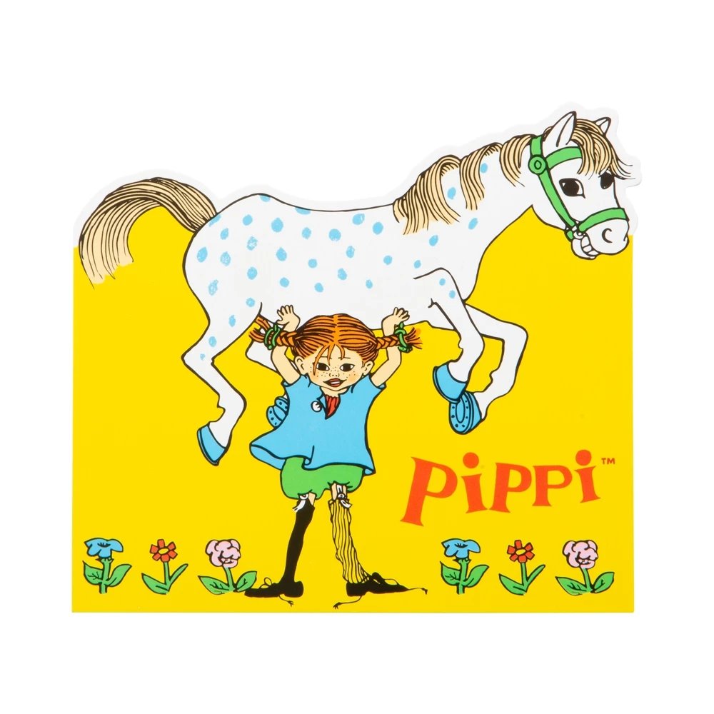 Invitasjonskort - Pippi Langstrømpe - 8-pakning - Godteriposer, Godteriposer og snackbokser