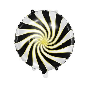 Folieballong Karamell Svart Folieballong Karamell Svart