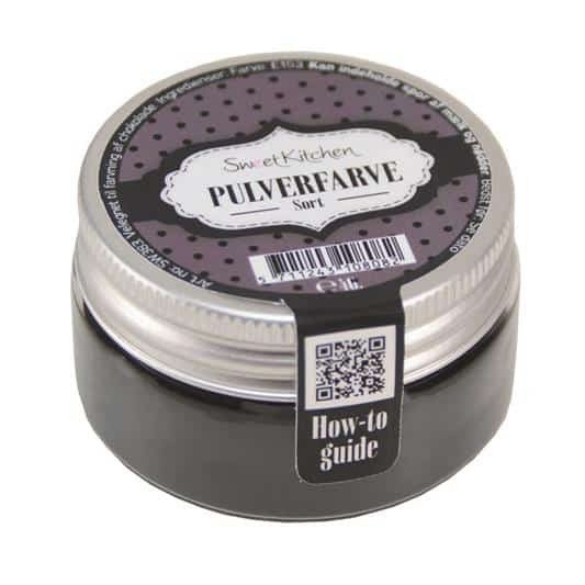Pulvermaling – Svart – SweetKitchen – 4 g – Pulverlakkering, Kolorist