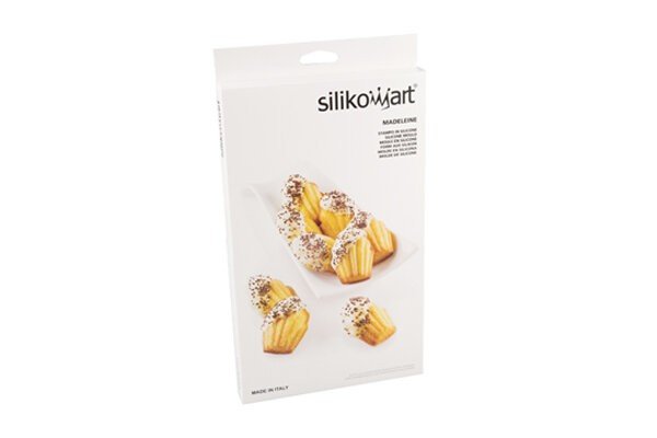 Madeleineformer - Store 9 stk - Silikon - SilikoMart Madeleineformer - Store 9 stk - Silikon - SilikoMart