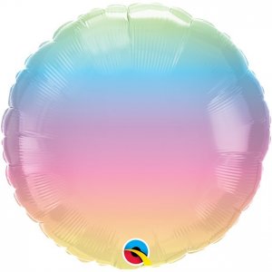 Folieballong - Pastell Ombre